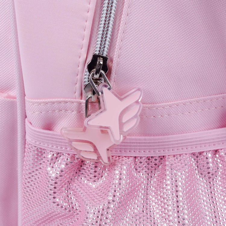 Mochila Escolar Footy 2026 Glow Fly Rosa 18" Art.F26343